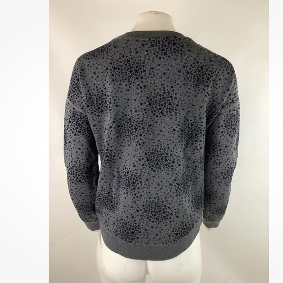Boden Sz XS Arabella Starburst Print Sweatshirt Gray Drop Shoulder Pullover - Picture 5 of 7